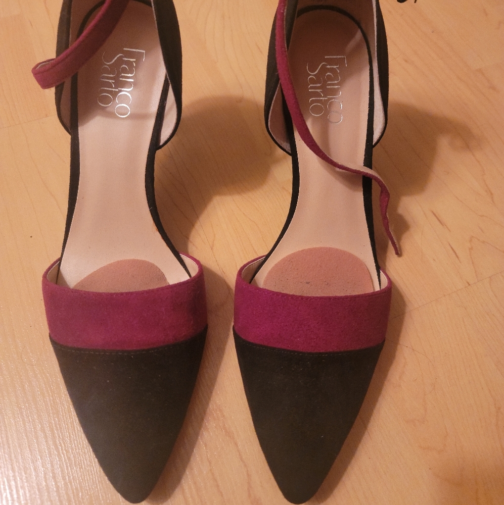 Franco Sarto Ankle Strap Heels